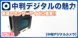フェーズワンのデジタルバック比較！巨大なセンサーに衝撃
